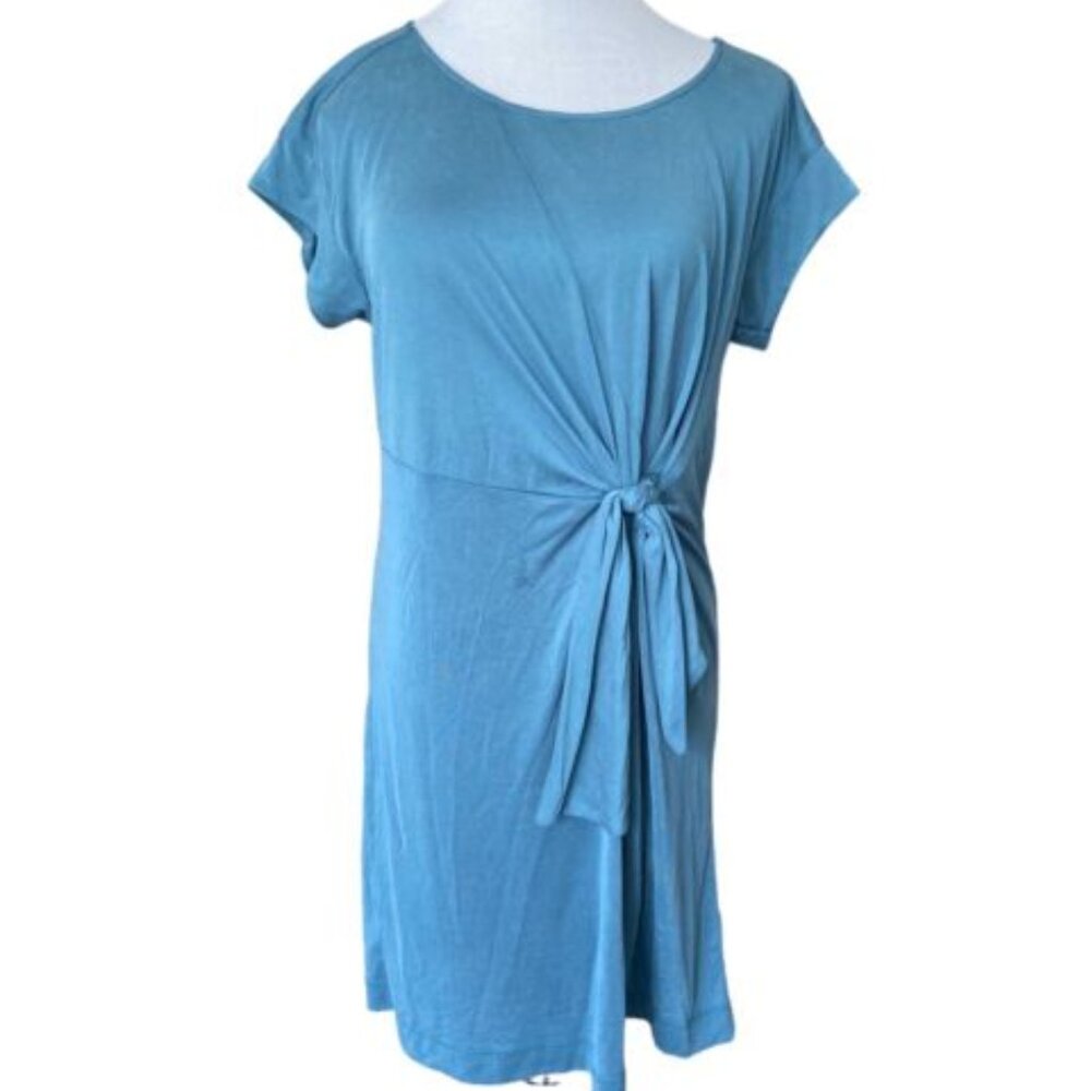 Anthropologie Maeve Green Front-Tie Dress M NWT